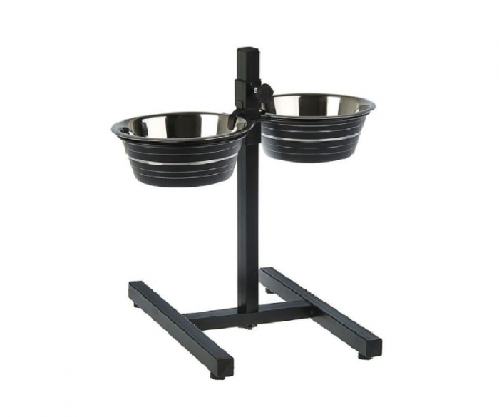 Подставка Double Dinner 2 миски 0.75 л высота стойки 36 см